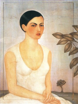 Retrato de Cristina Mi Hermana feminismo Frida Kahlo Pinturas al óleo
